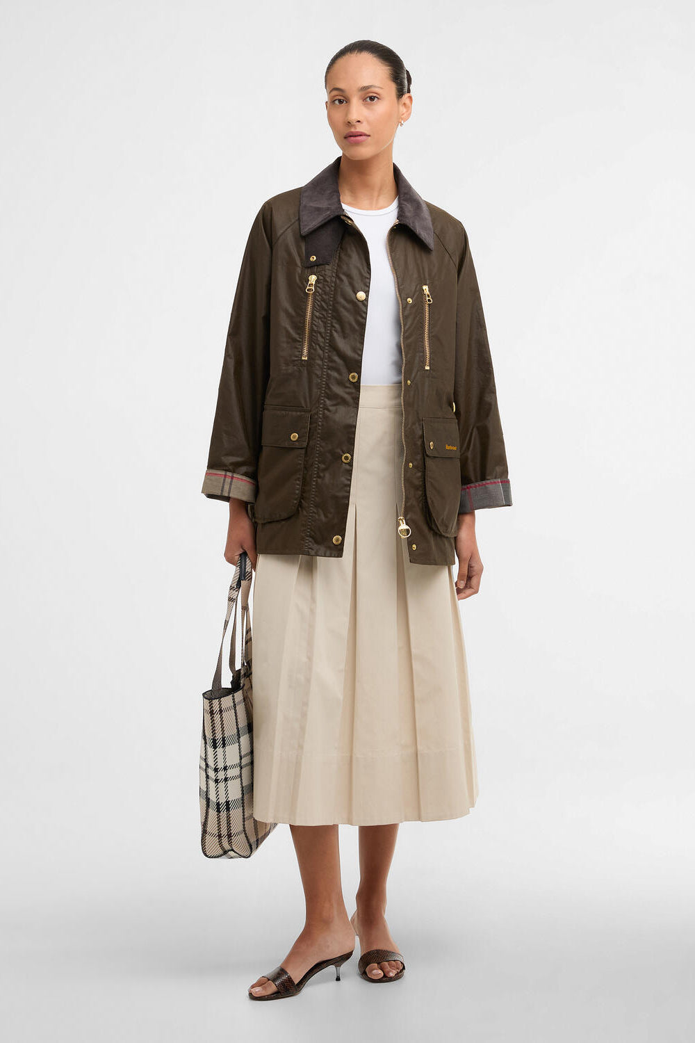 Argill Wax jakke - brun